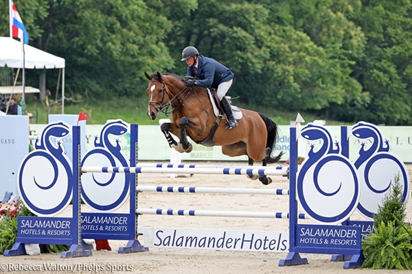 Peter Leone and Captio Z Capture 1.40m Open Jumper Win