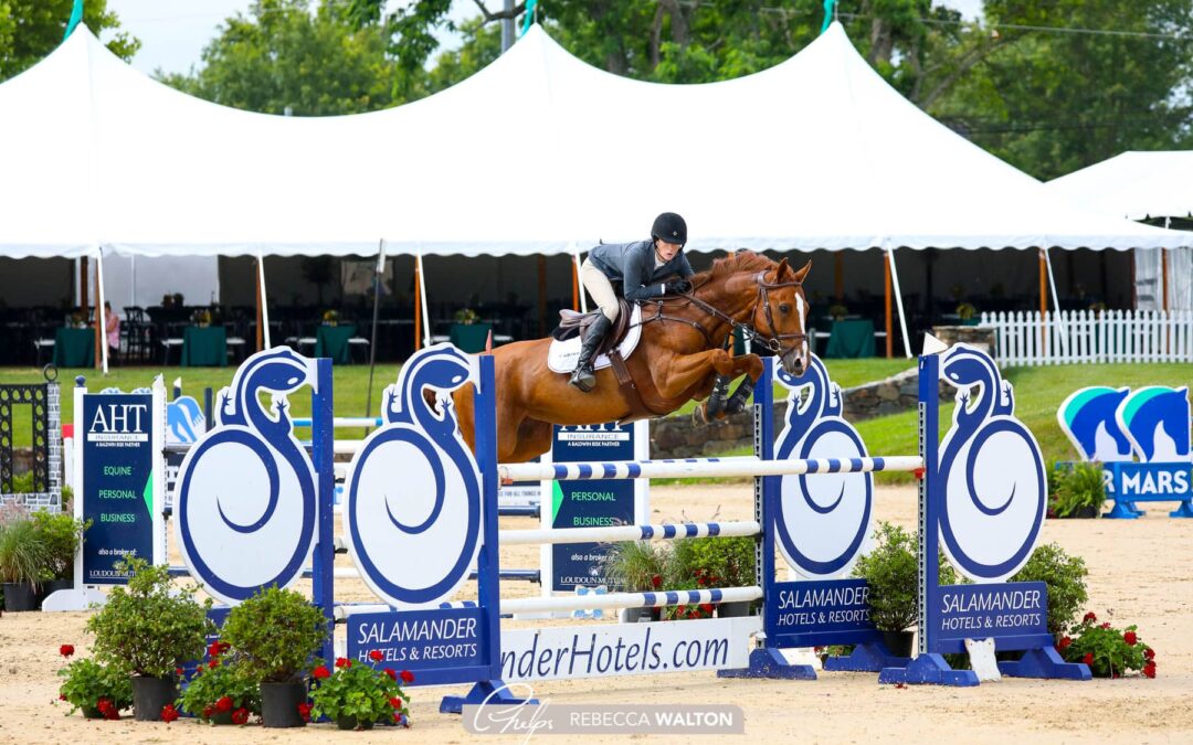 Upperville’s Own Alison Robitaille Races to One-Two Finish in 1.40m Open Jumpers at Upperville Colt & Horse Show