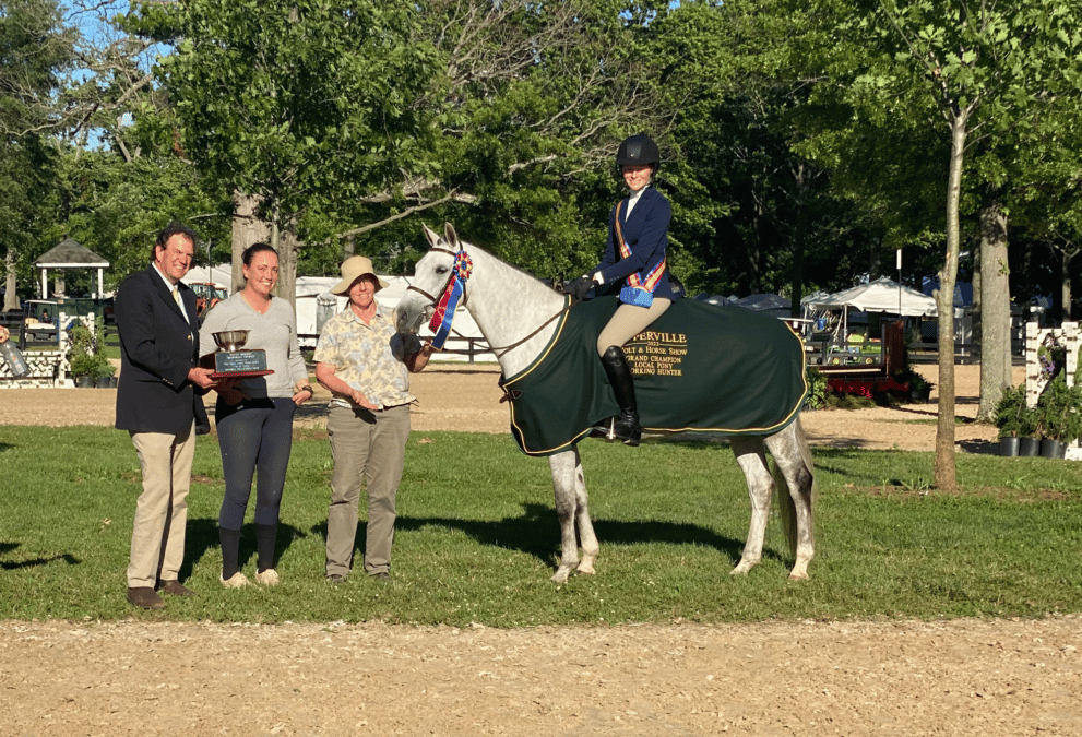 Farnley Tenspeed Earns Grand Local Pony Hunter Champion for the Abeles Family