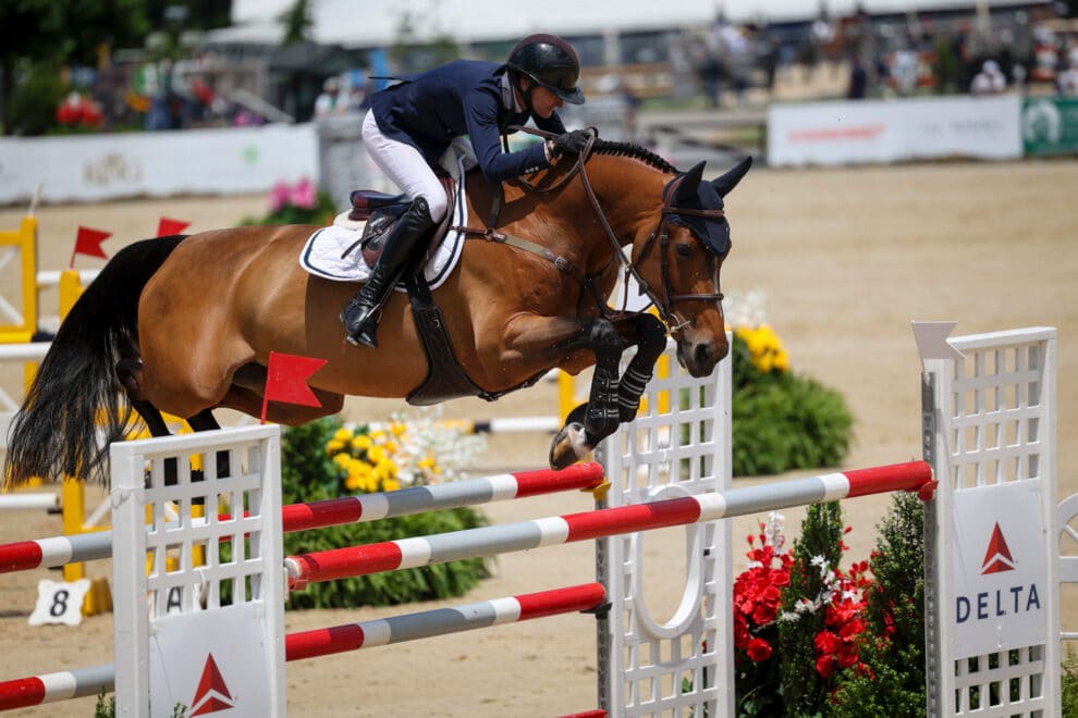 Molly Ashe Cawley and Berdien Accelerate to Victory in the Delta Air Lines FEI 4* Two Phase Stake