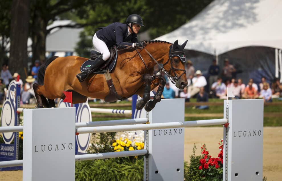 Schuyler Riley and Robin de Ponthual Step it Up to Win the $216,000 FEI 4* Upperville Jumper Classic
