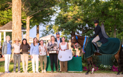 Sue Lyman and Kensington Court Rise to the Top of the Inaugural  $25,000 Upperville Thoroughbred Hunter Derby at the Upperville Colt & Horse Show